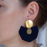 The Voyager - Marine Blauwe Lichtgewicht Statement Oorbellen