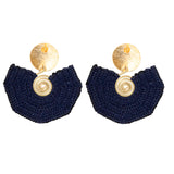 The Voyager - Marine Blauwe Lichtgewicht Statement Oorbellen