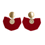 The Voyager - Rode Lichtgewicht Statement Oorbellen